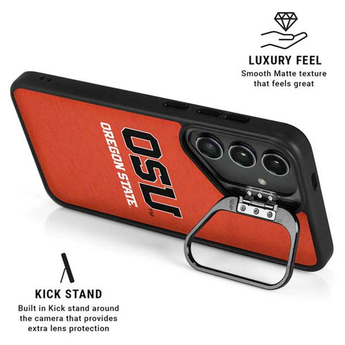 Oregon State University Orange Galaxy S24 Plus Kickstand Case